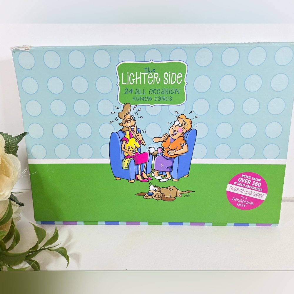 The Lighter Side Humor 22 Cards Set. Birthday Fun Greeting Cards. Marian Heath